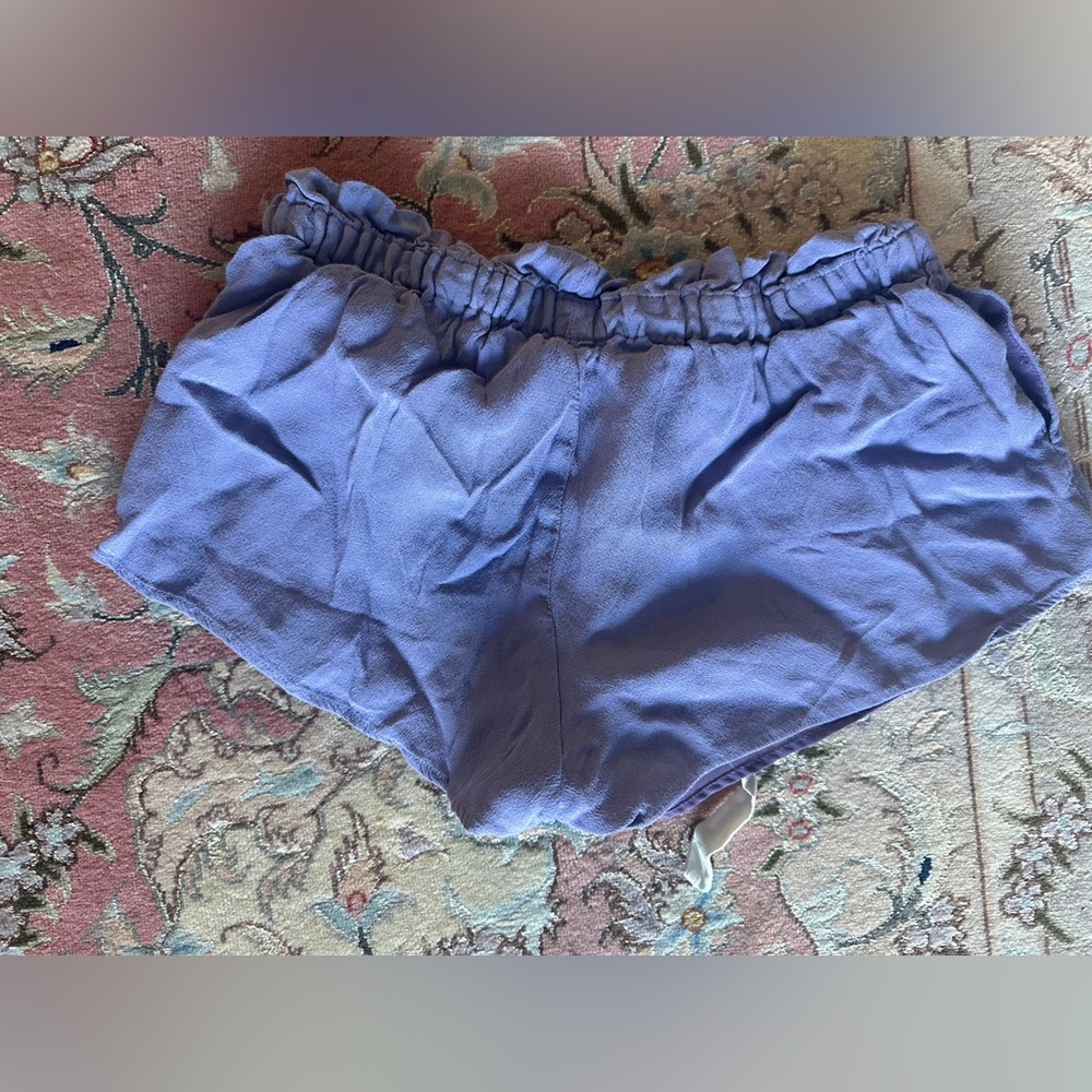 Aritzia Wilfred Lavender Purple Lightweight Elastic Waist Pull-On Shorts  XXS - Picture 7 of 7